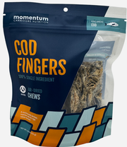 Momentum Carnivore Dog Treat Cod Fingers 4oz