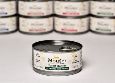 Mouser Cat Canned Forest Hunter Turkey & Mouse 5.5oz