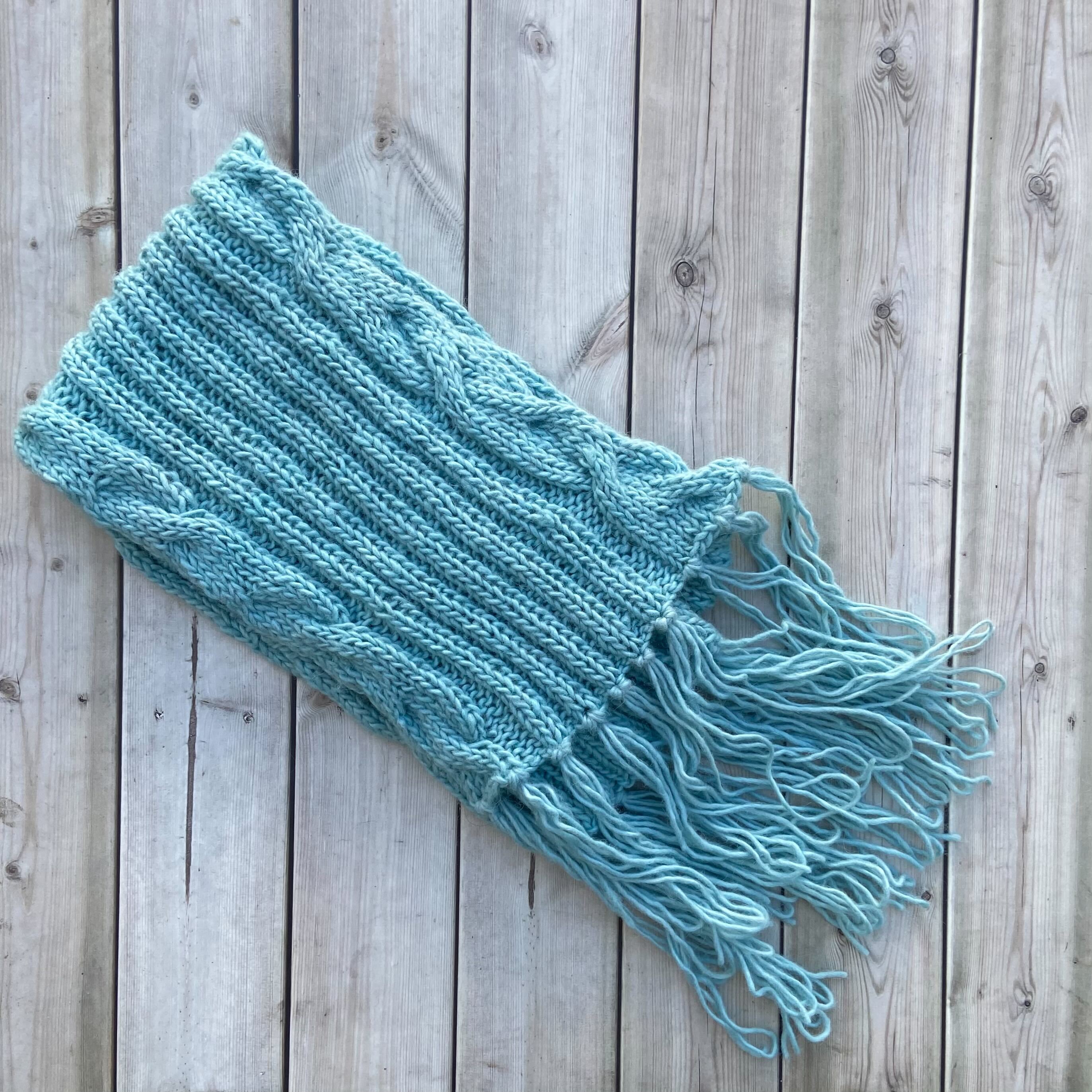 Mr. Blue Sky Alpaca Scarf