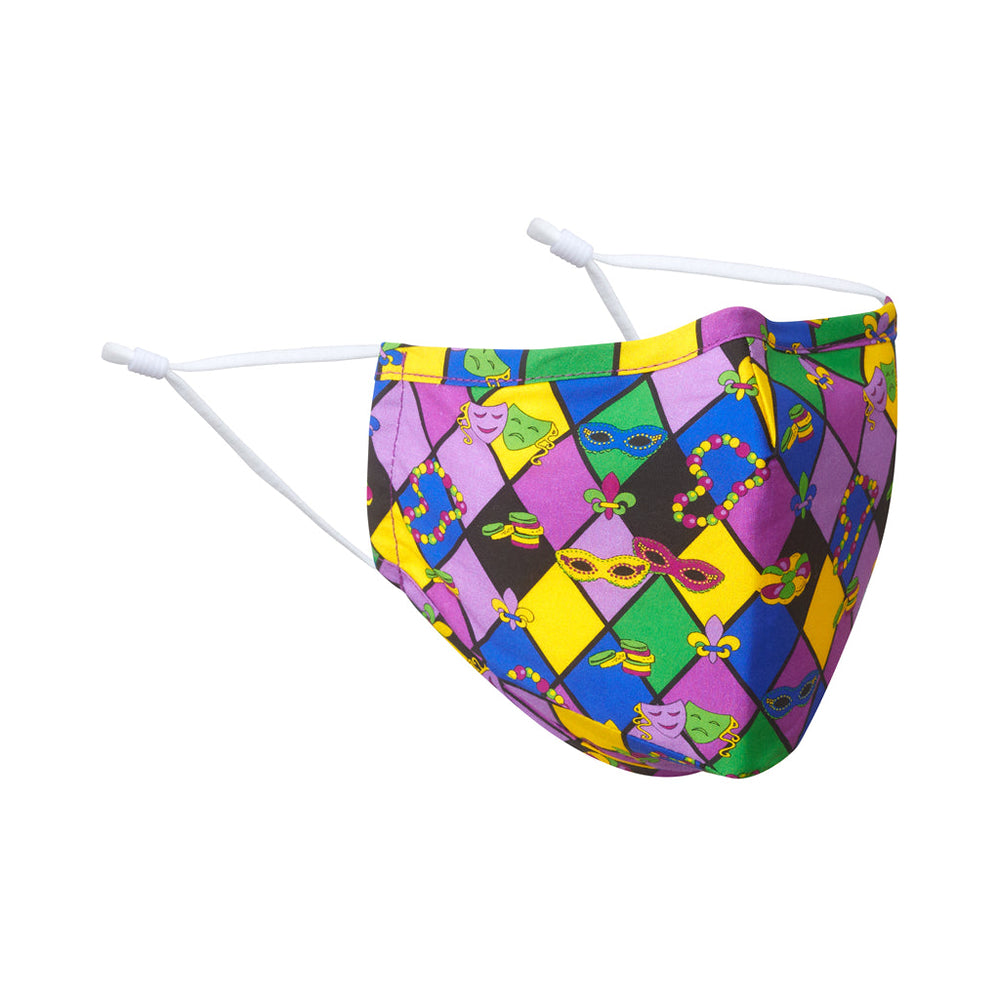 Mardi Gras Face Mask