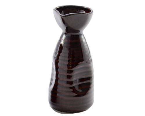 Sake Bottle Black 12oz by Homeportonline