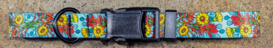 Mtn Straps Collar Wild Flowers 09-14