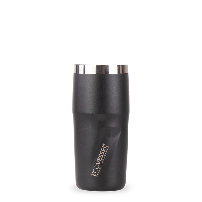 Travel Mug Insulated Stainless Steel Metro Black 16oz by Homeportonline