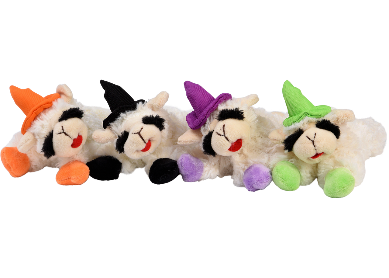 Multipet Lamb Chop with Witch Hat 6" by Pet Food Warehouse