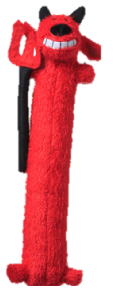 Multipet Devil Loofa Halloween Dog Toy 12" by Pet Food Warehouse