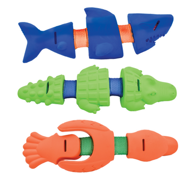 Multipet Strap Hangers Assorted Characters (Shark, Alligator, Duck)