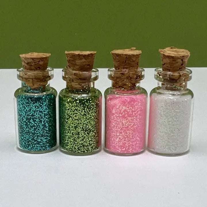 Fairy Garden Glitter Dust Bottles Color Set