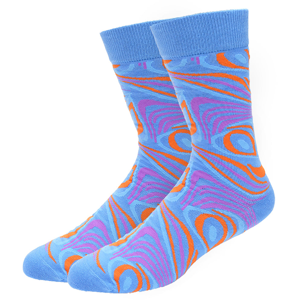 Mystic Blue Men's Socks by Beau Ties of Vermont