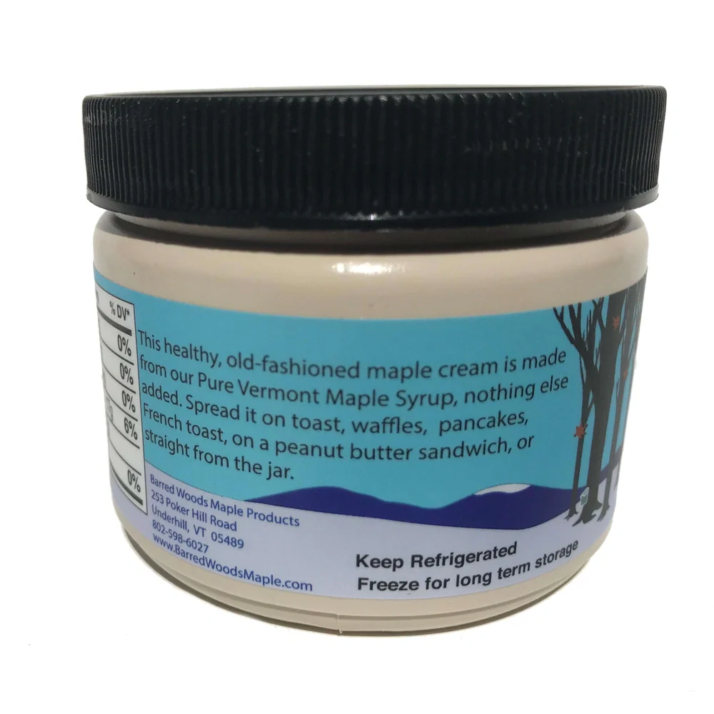Pure Vermont Maple Cream - Maple Butter by Barred Woods Maple