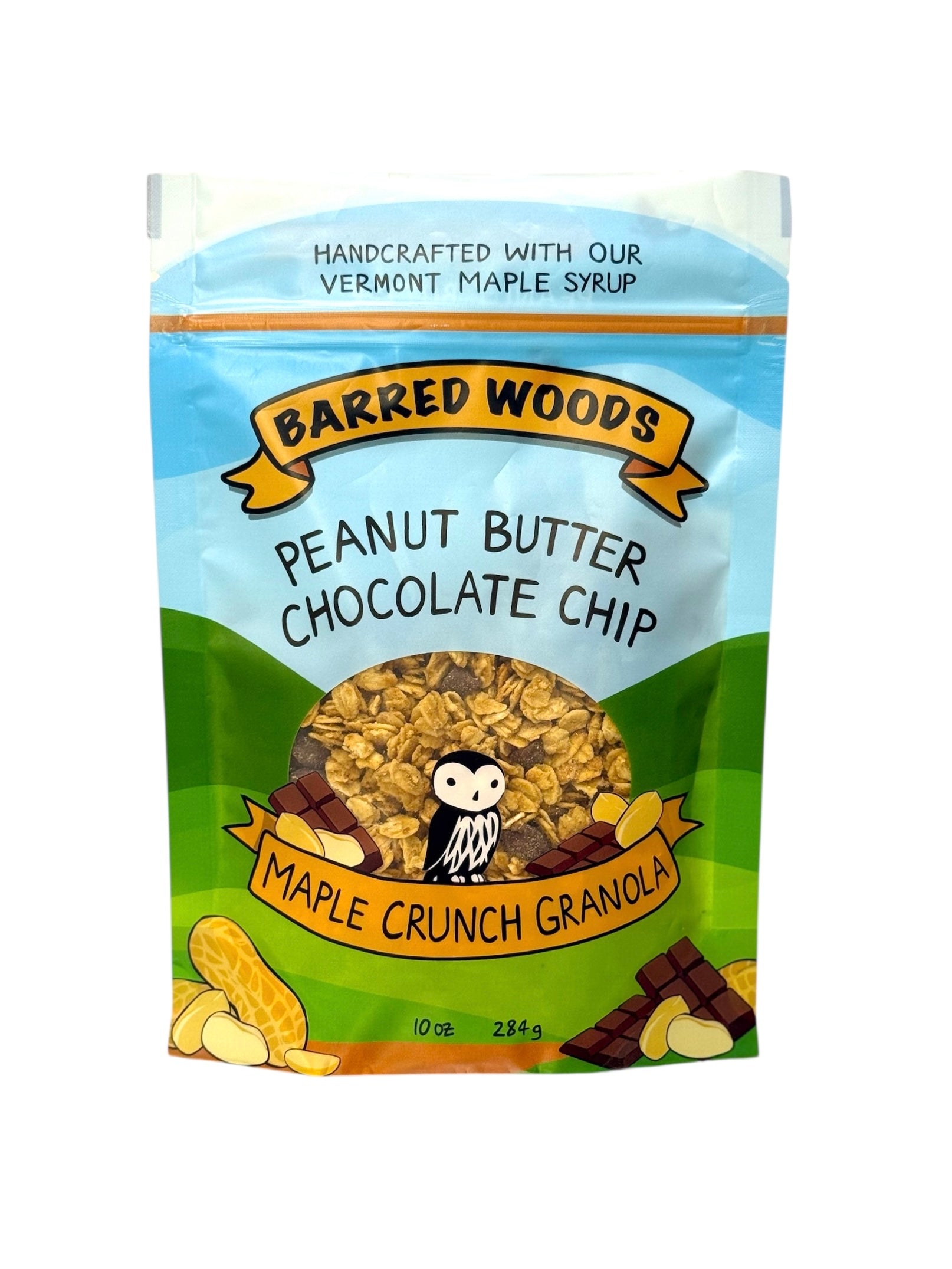 10 oz Maple Crunch Granola - Peanut Butter Chocolate Chip by Barred Woods Maple