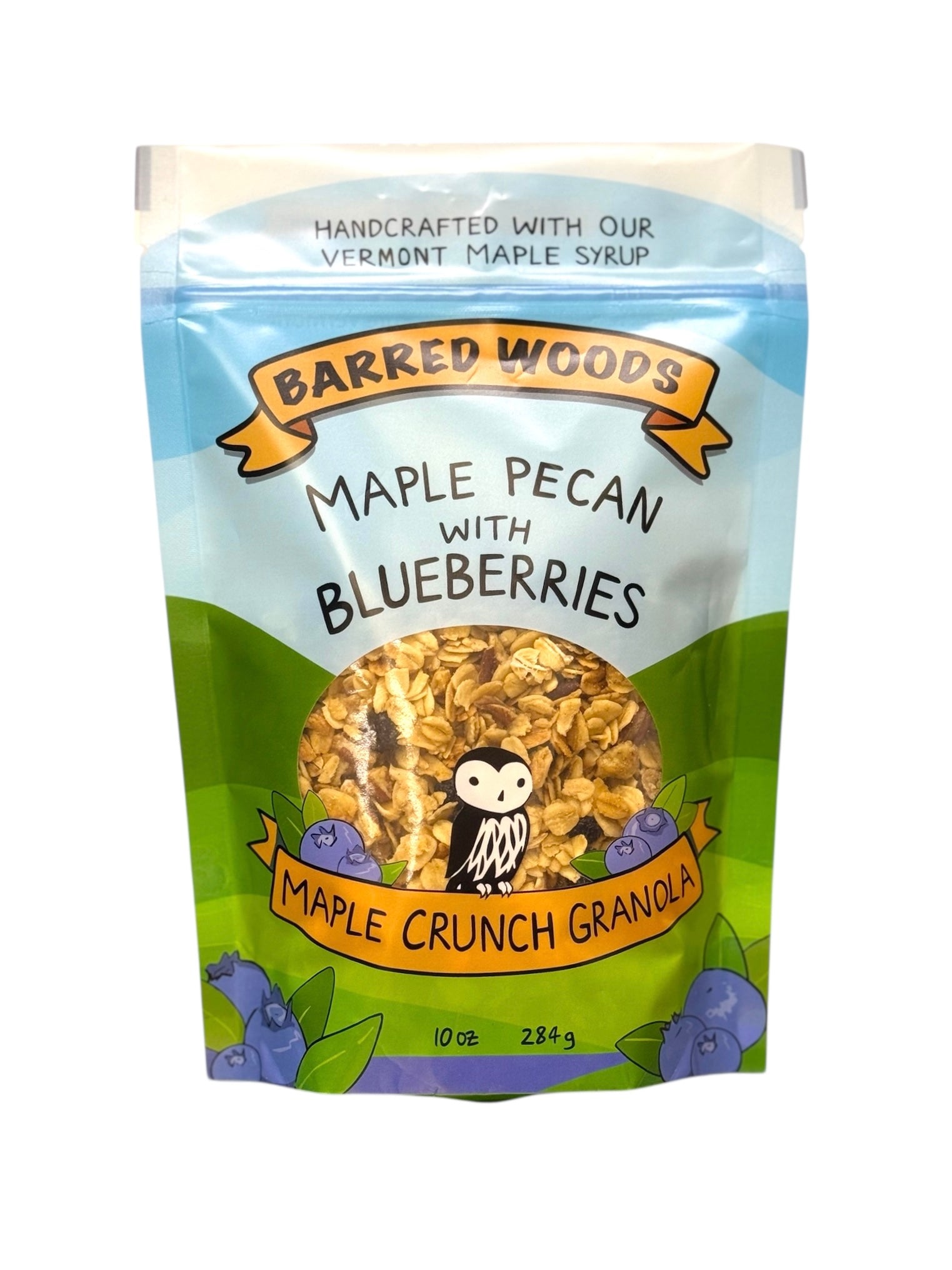 10 oz Maple Crunch Granola - Maple Pecan with Blueberries