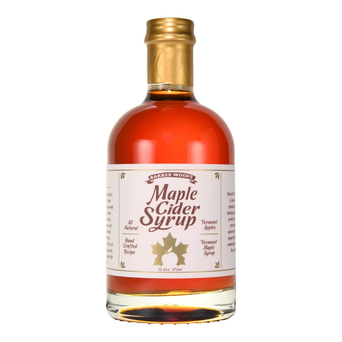 Combo - Bourbon Barrel Aged and Maple Cider Syrup Combination by Barred Woods Maple