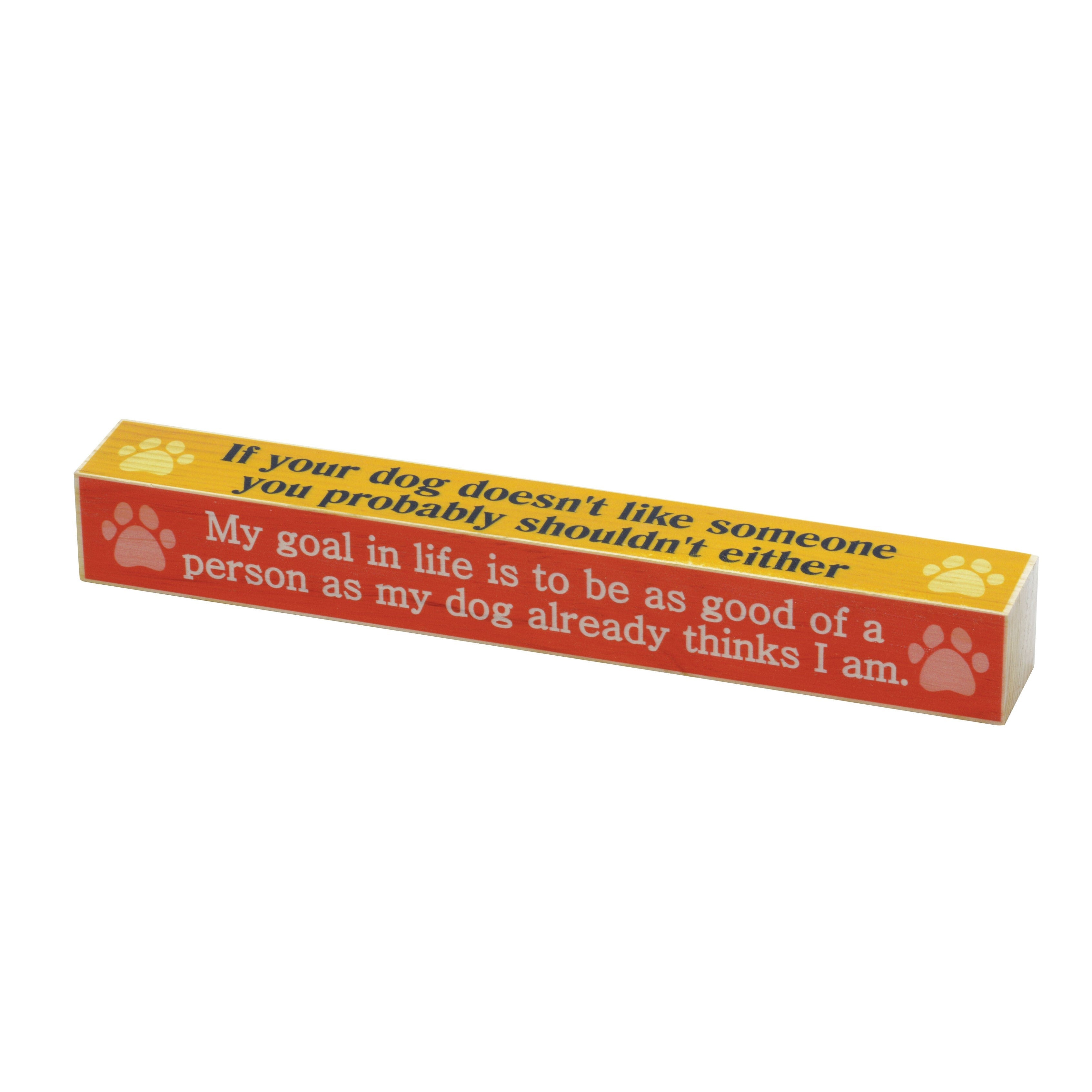 Pets Decorative Block - Maple Landmark Woodcraft