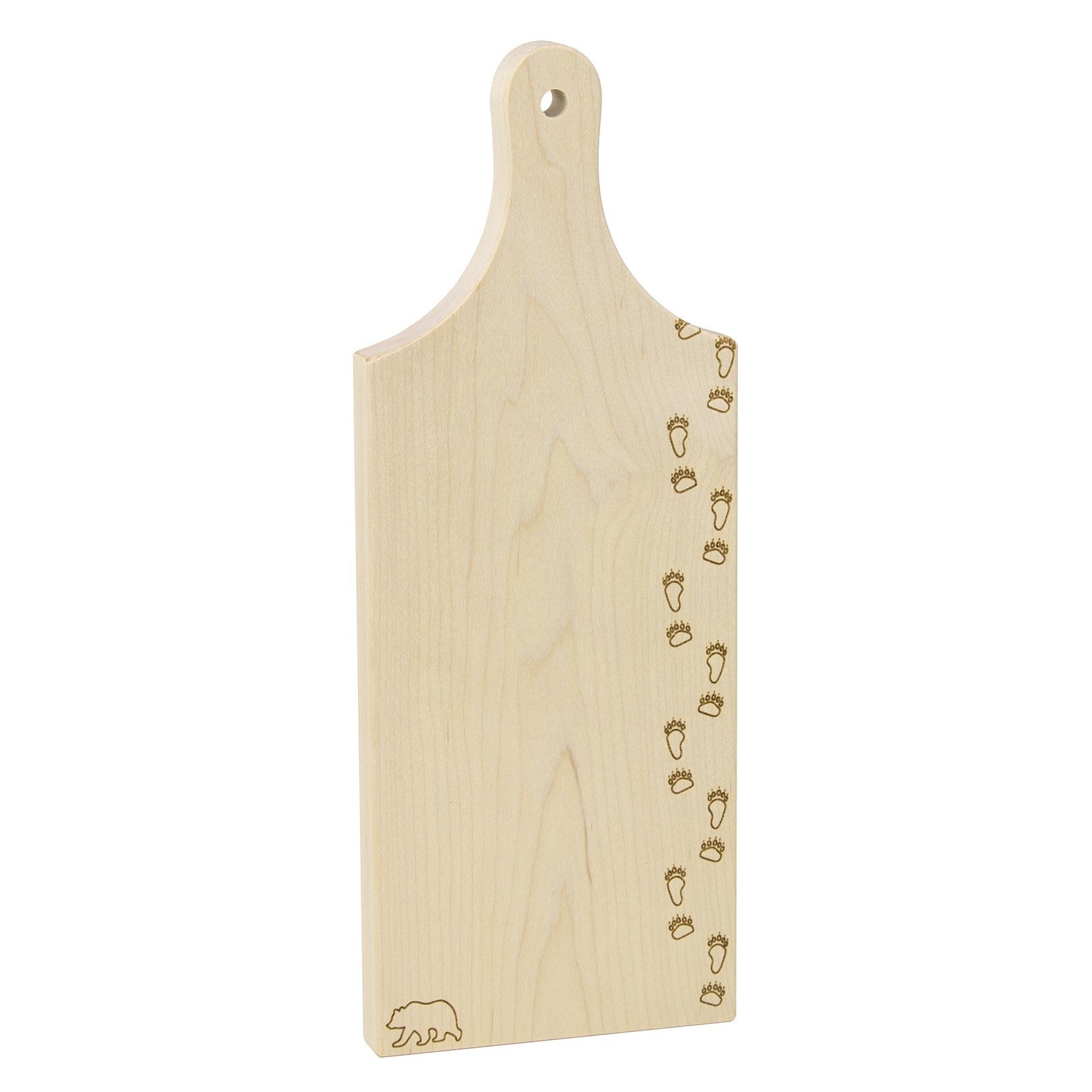 Animal Tracks 13" Maple Cutting Board - Maple Landmark Woodcraft
