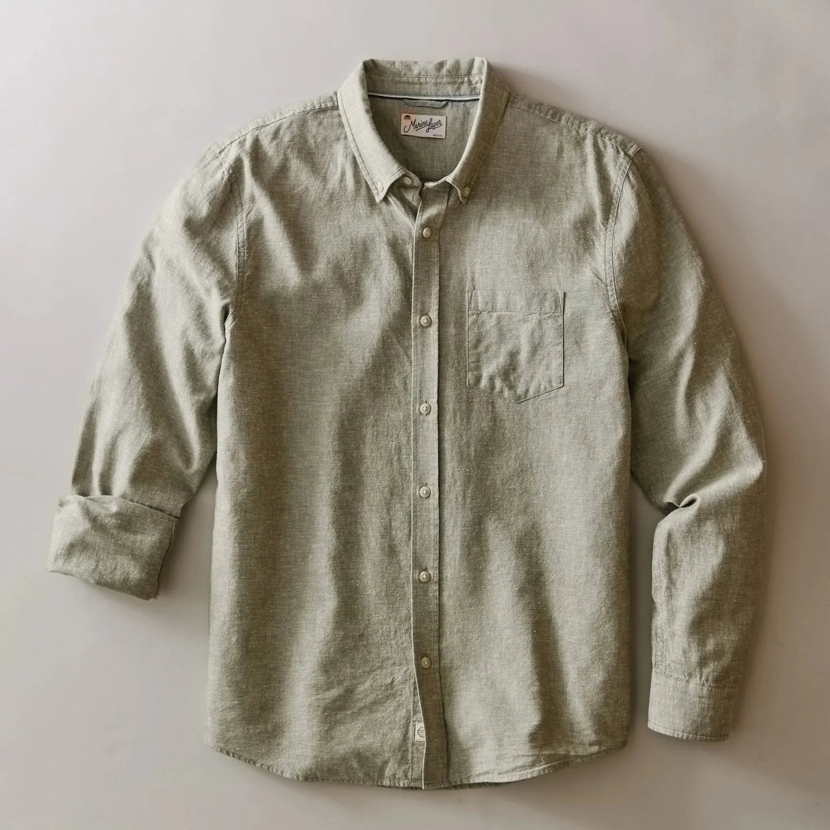 Marine Layer Better-Than-Linen Long Sleeve Shirt