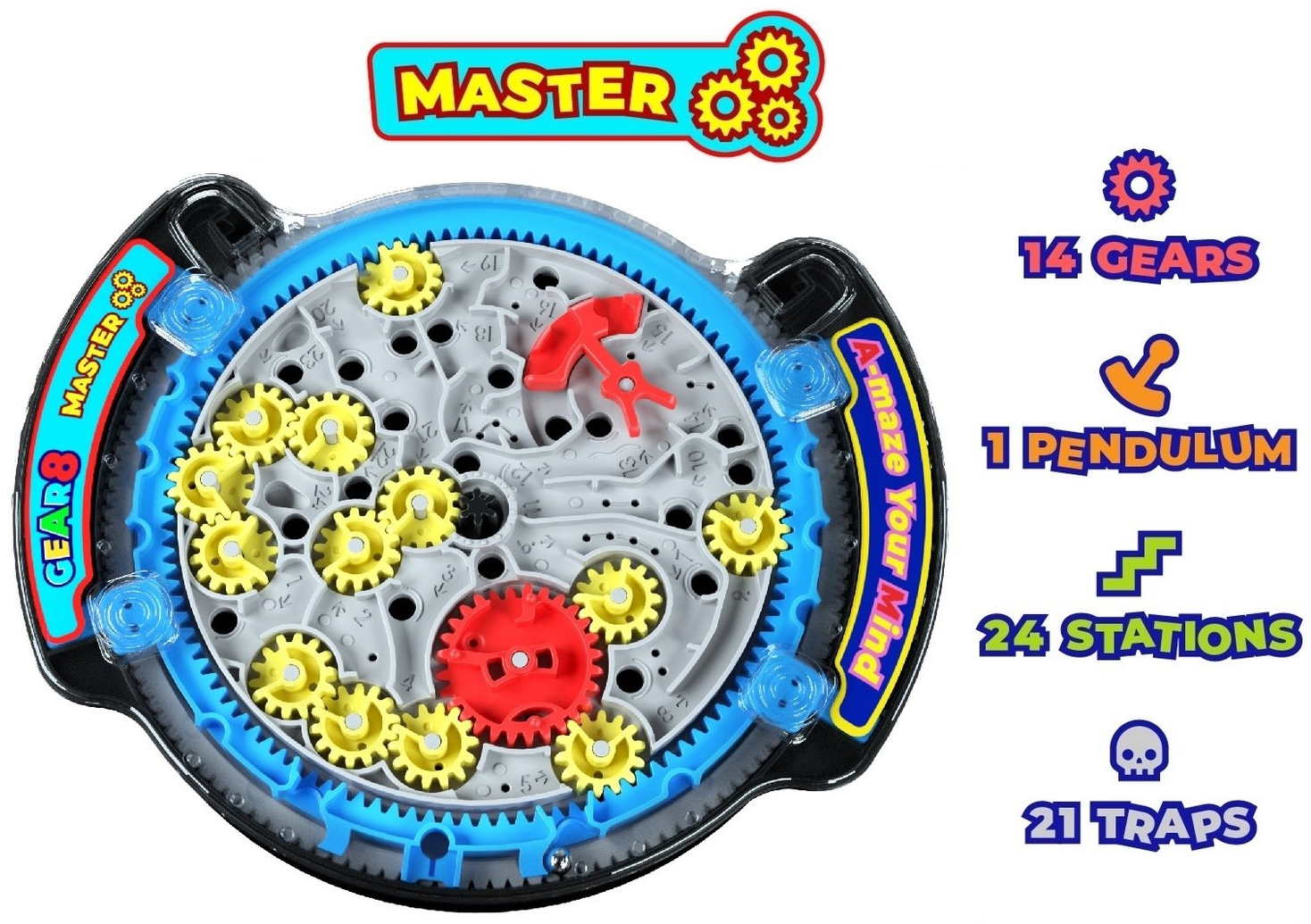 Maze Challenge 3D Gear 8 Master Difficulty by Homeportonline