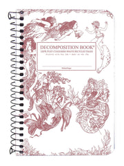 Decomposition Notebook - Pocket Spiral - Mermaids by Homeportonline