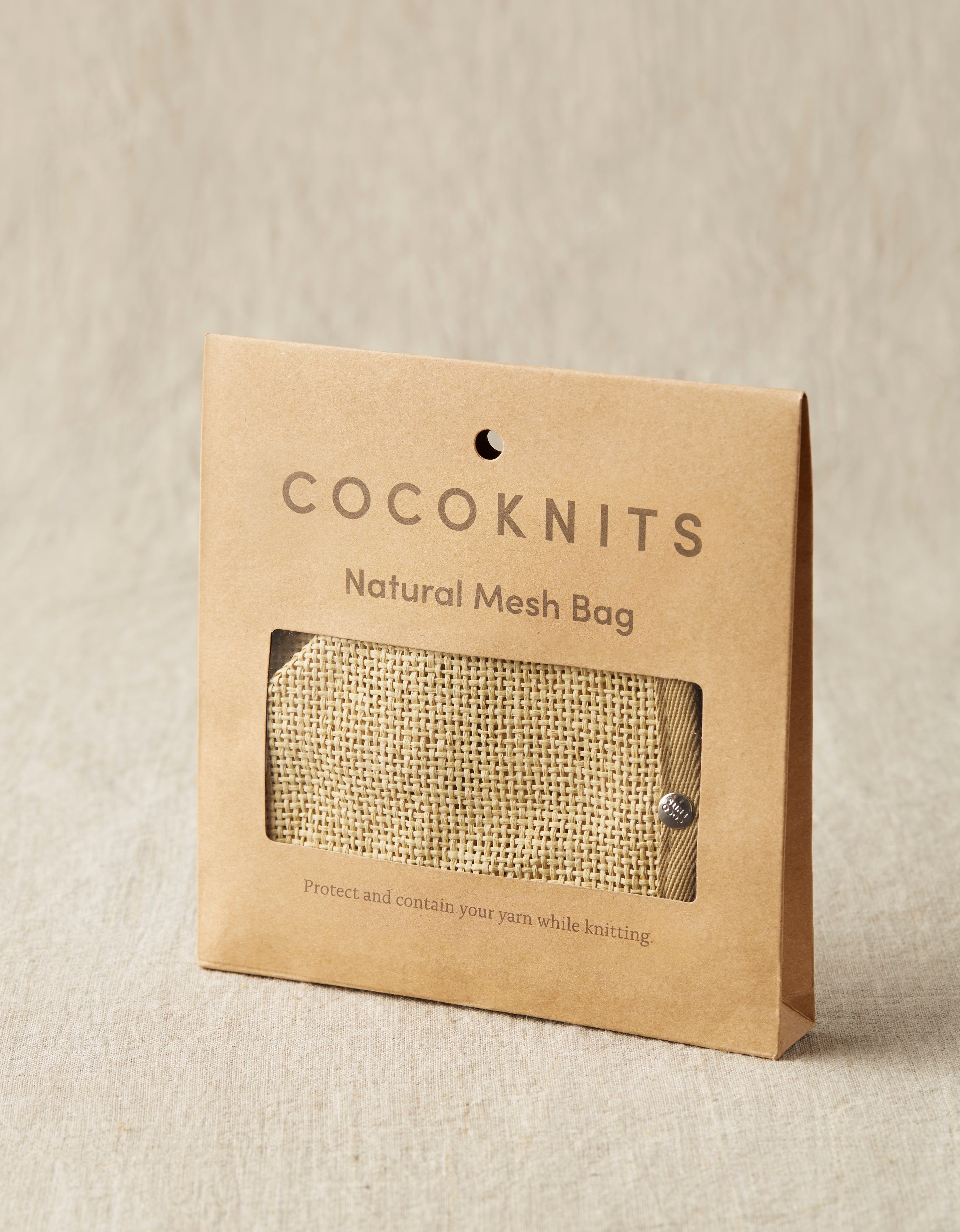 Cocoknits Natural Mesh Bag by Must Love Yarn