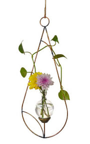Minimalist Teardrop Hanging Vase