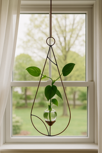 Minimalist Teardrop Hanging Vase