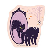 Cat in Mirror Sticker