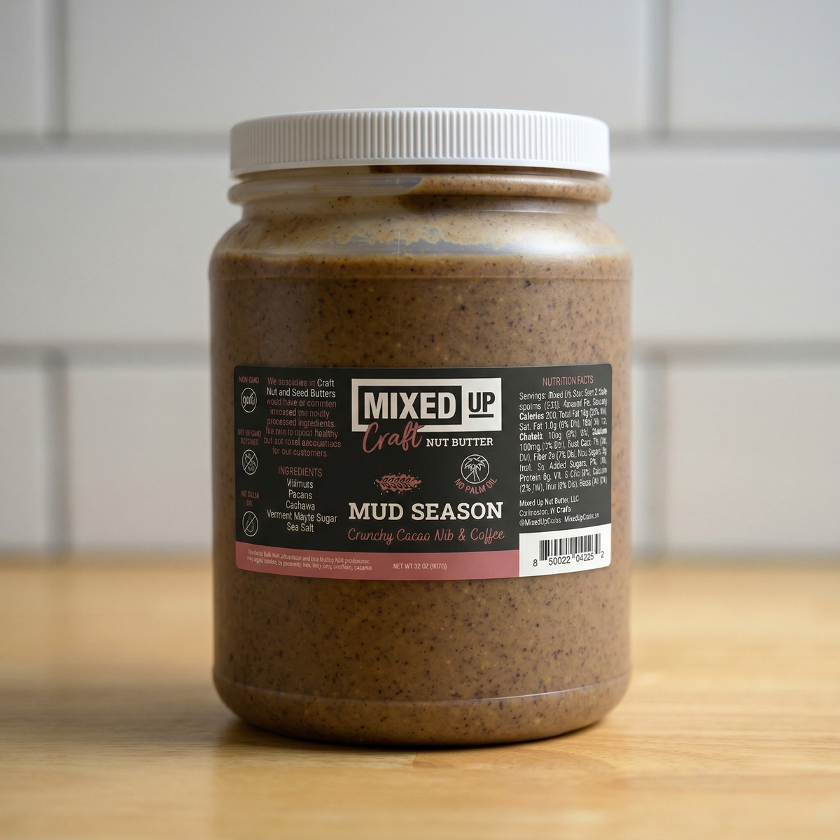 "Mud Season" - Crunchy Cacao Nib & Coffee Nut Butter - 4 lb