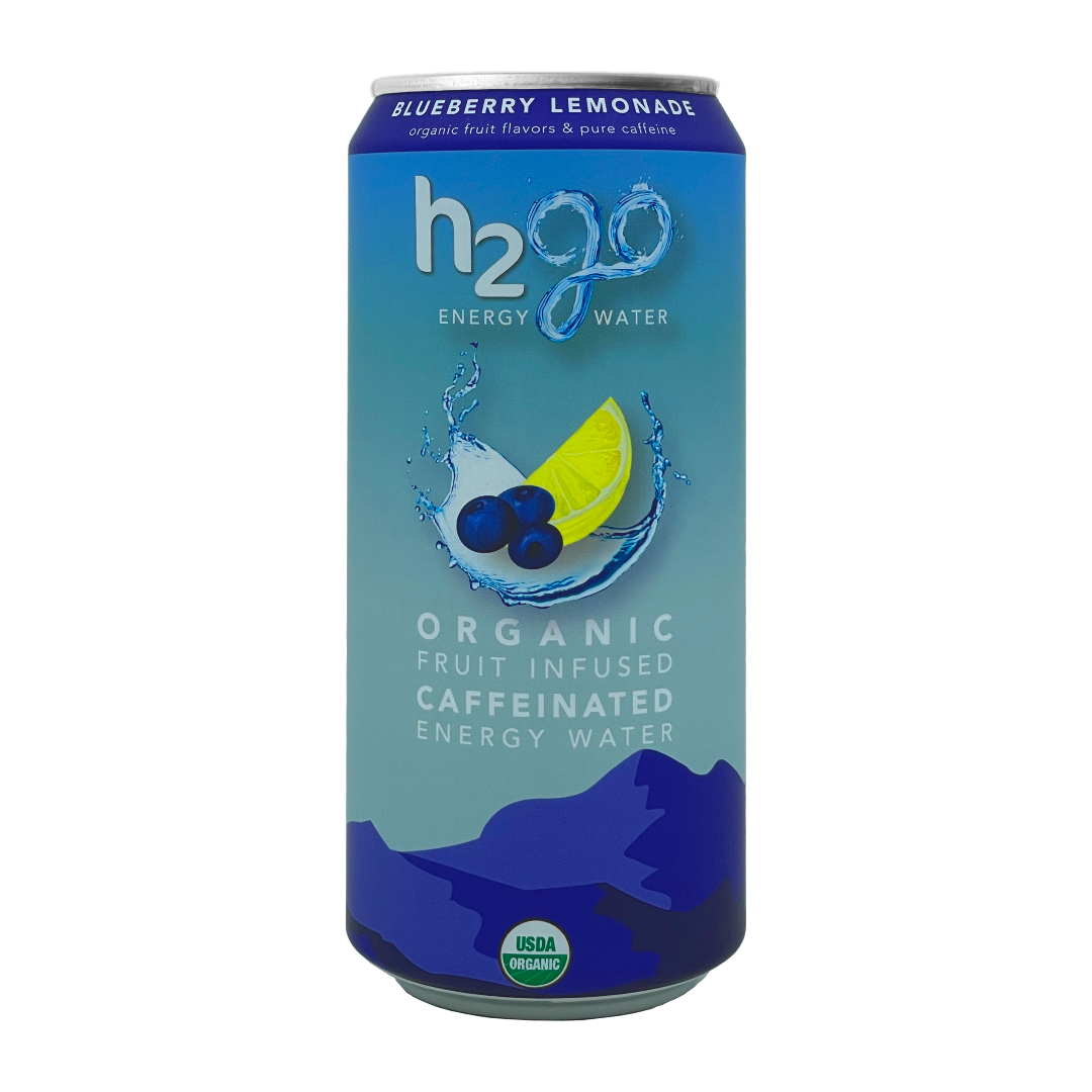 Blueberry Lemonade 12 Pack by h2go Energy Water