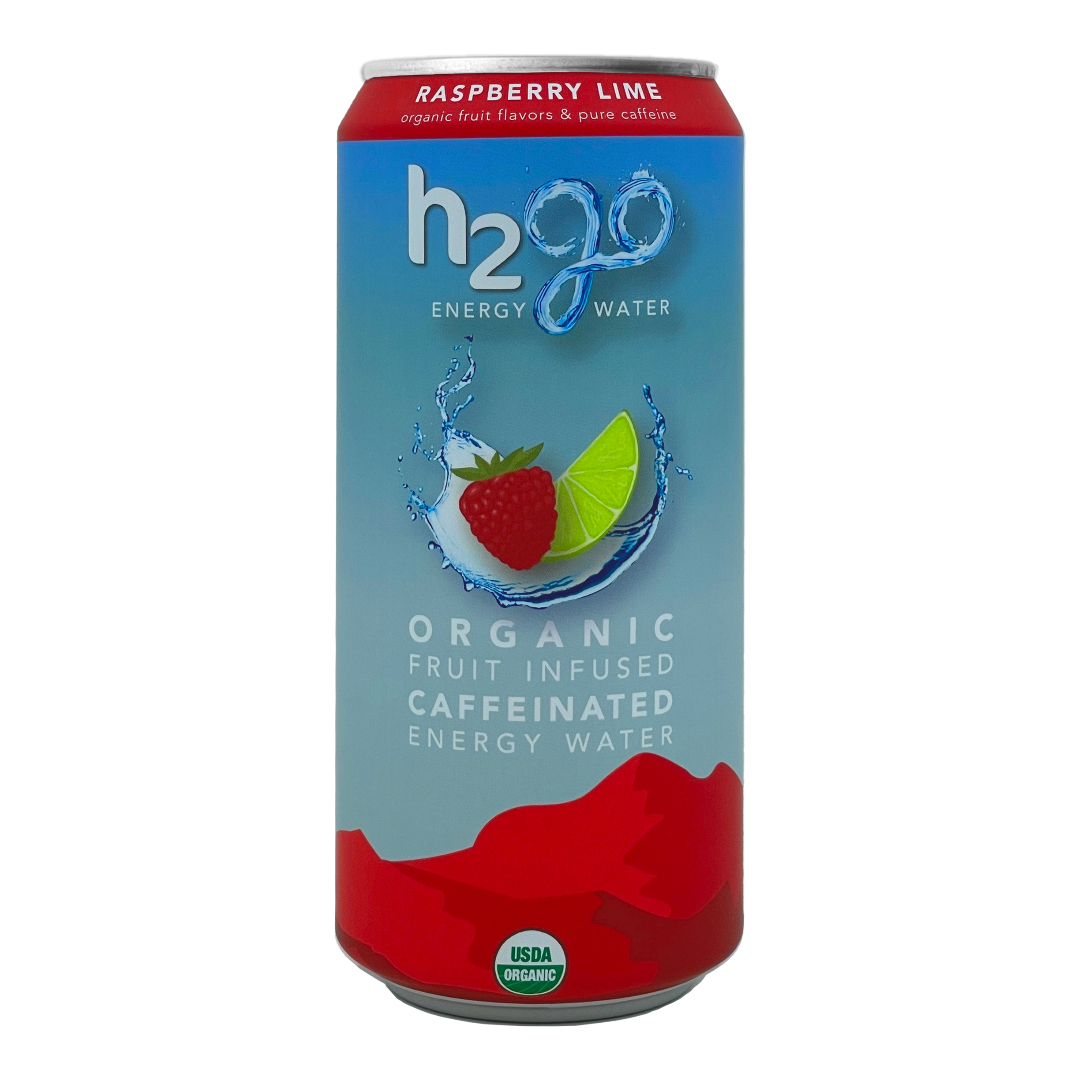 Raspberry Lime 12 Pack by h2go Energy Water