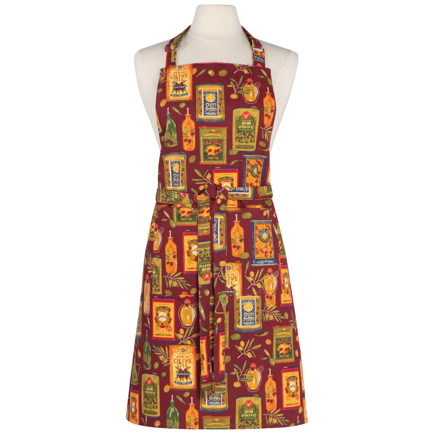 Olive Oil Chef Apron by Kiss the Cook