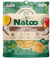 Natoo Petfoods Grain Free Coconut Mango Big Bites Dog Treat 8oz
