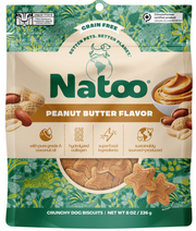 Natoo Petfoods Grain Free Peanut Butter Dog Treat 8oz