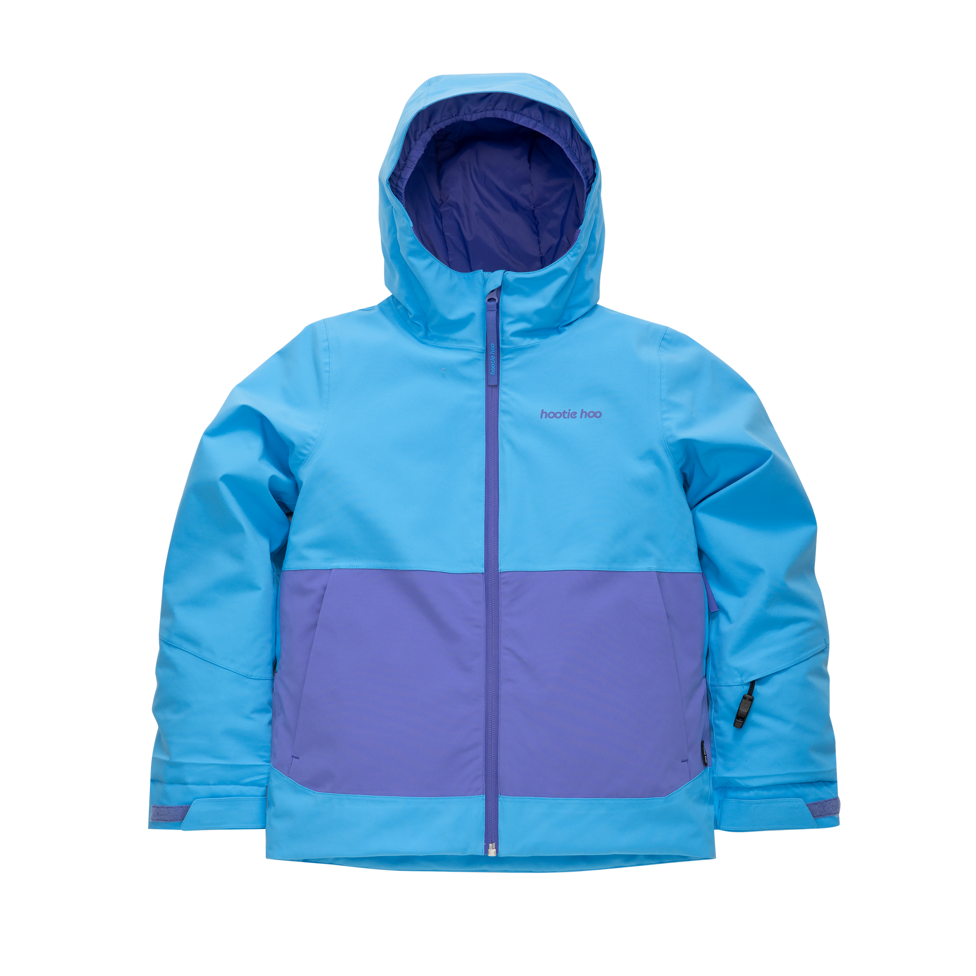 Kids Pinnakle Insulated Jacket - Cyan/Blue Shadow by Hootie Hoo