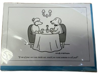 New Yorker Card Inside Out Cartoon Card