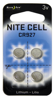 NiteIze 4 Pack Replacement Dog Safety Petlit Battery CR927 V