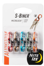 Nitize S-Biner MicroLock® Aluminum Assorted 5 Pack by Pet Food Warehouse