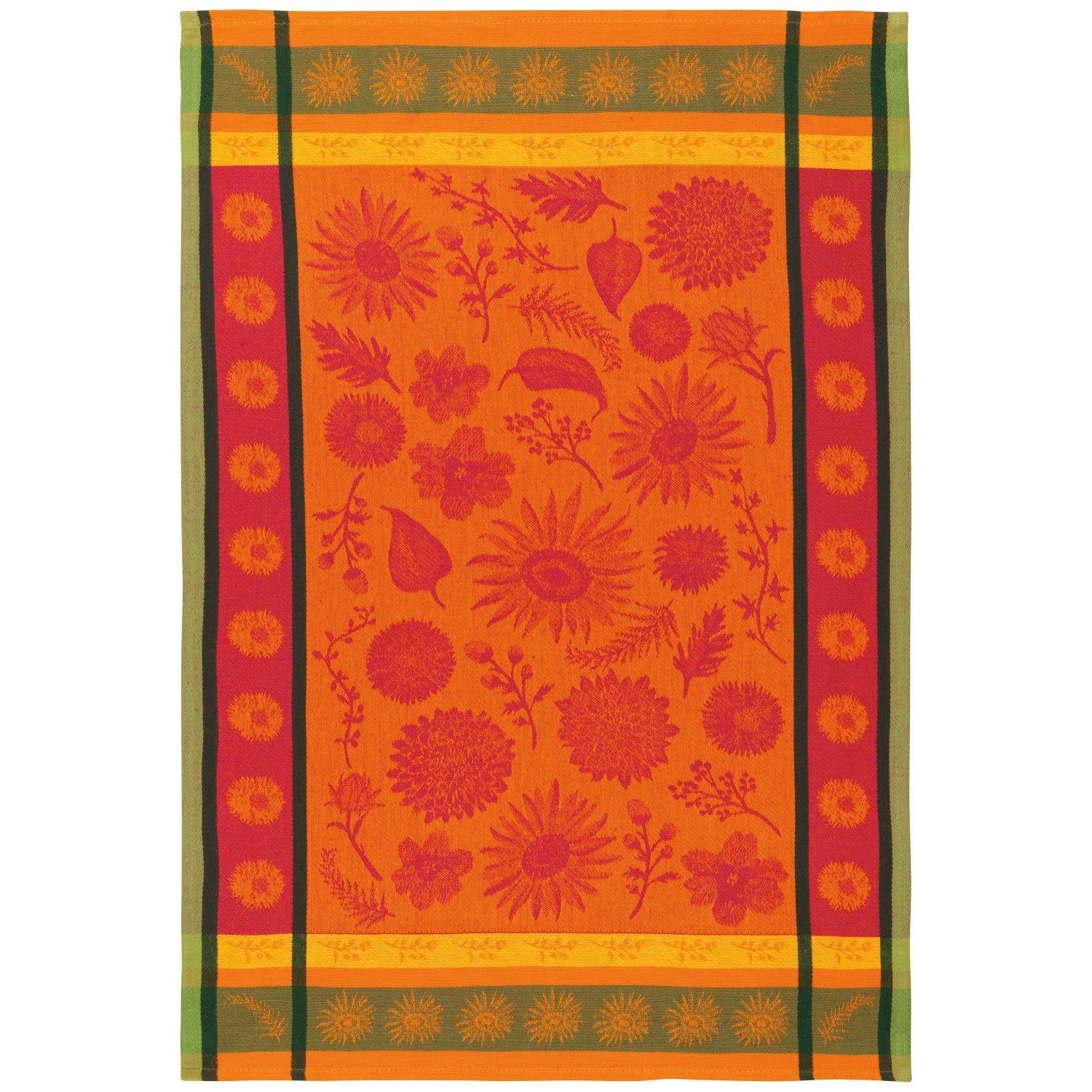 Sunflower Splendor Jacquard Dishtowel by Kiss the Cook