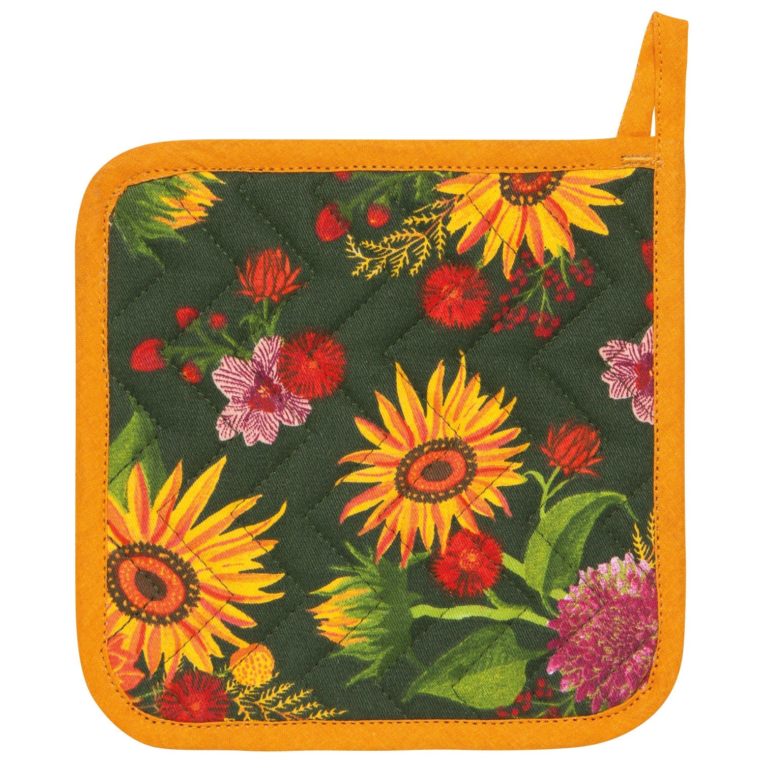Sunflower Splendor Chef Potholder by Kiss the Cook
