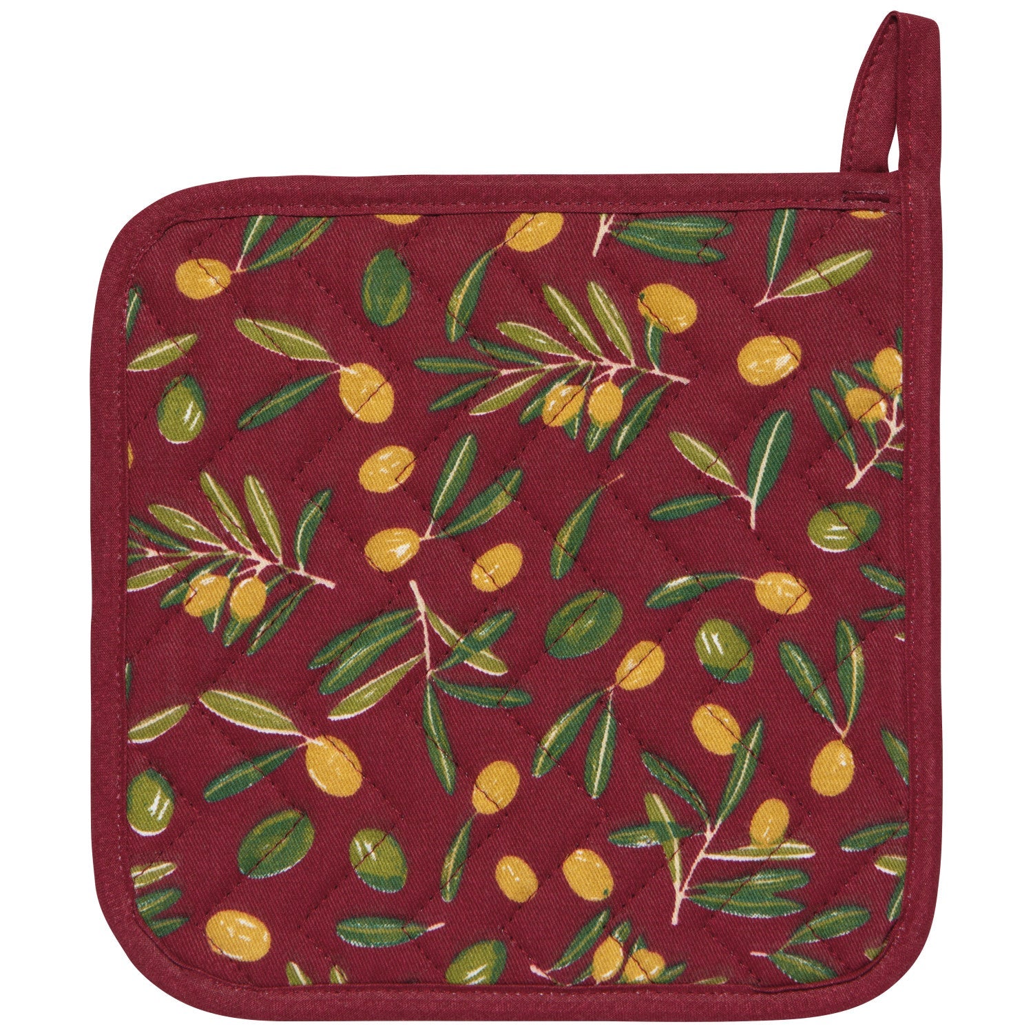 Olive Oil Chef Potholder by Kiss the Cook