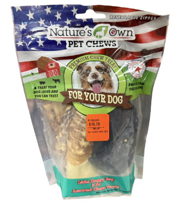 Nature's Own Little Doggy Bag Resealable Bag 5 piece