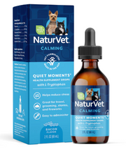 NaturVet Quiet Moment with Melatonin Liquid Drops Dog/Cat 2oz