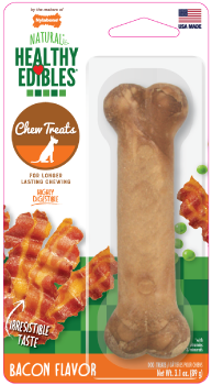 Nylabone NEB103 Wolf Bacon Bone Dog Toy