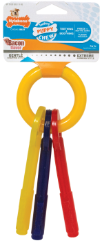 Nylabone n220p Small Puppy Teething Keys Dog Toy by Pet Food Warehouse