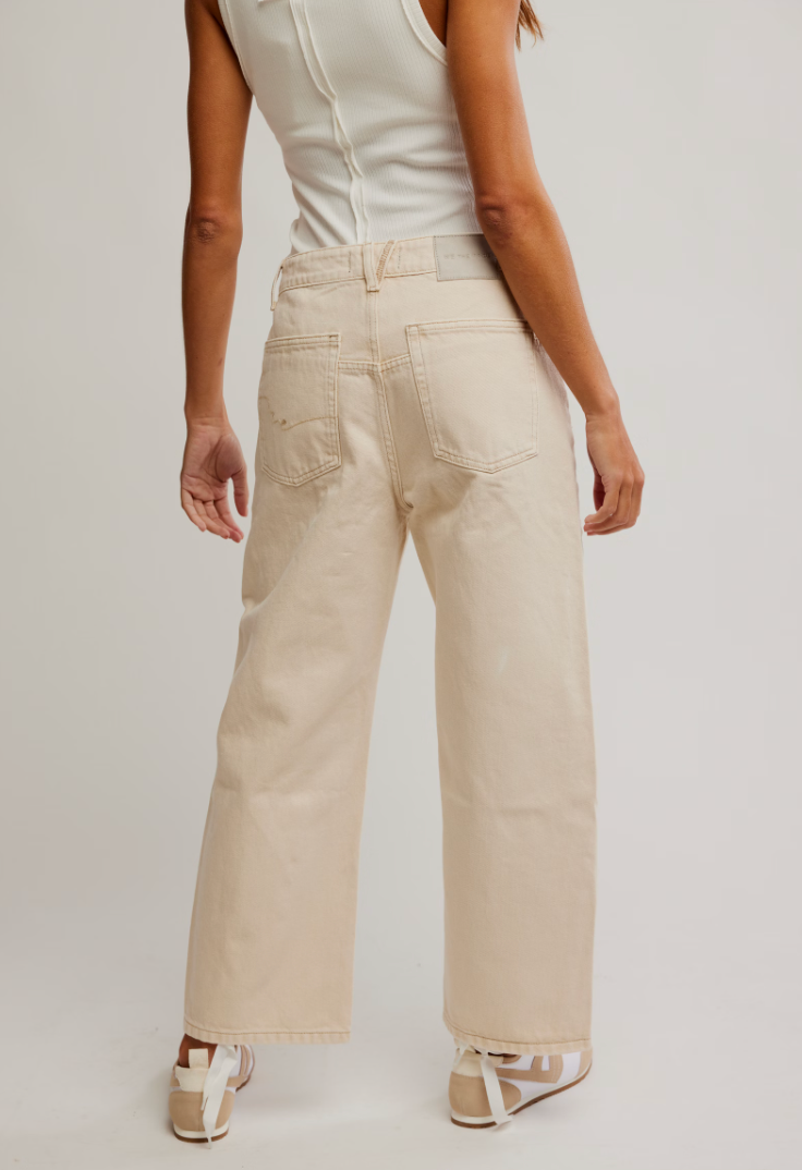 Free People Deep Trance Dropped Boyfriend Jeans by Harbour Thread