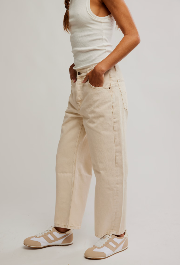 Free People Deep Trance Dropped Boyfriend Jeans by Harbour Thread