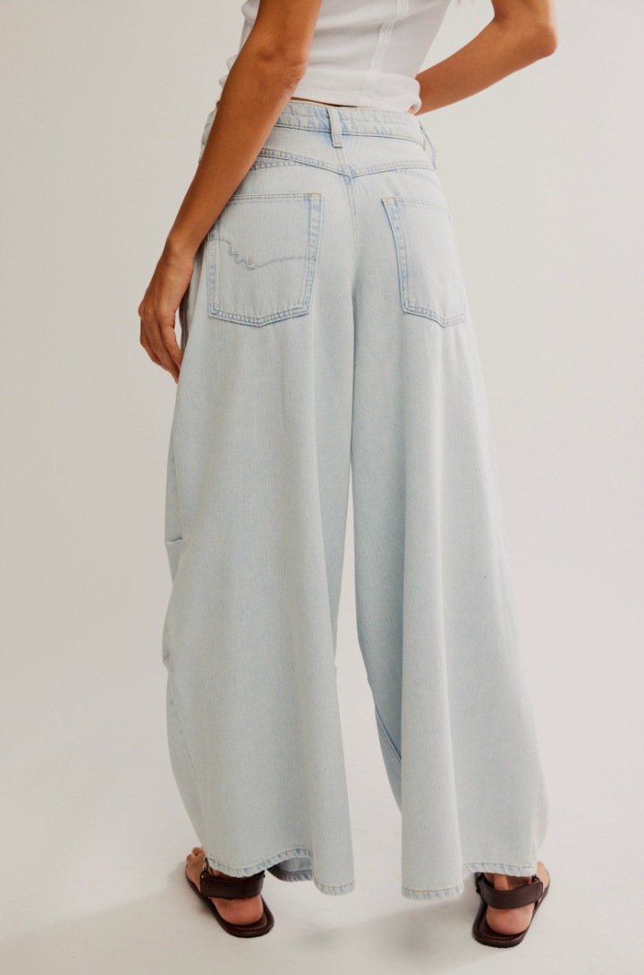 Free People Westward Demi Jeans by Harbour Thread