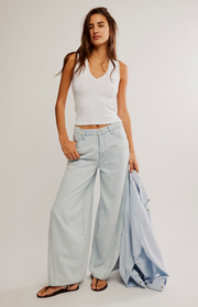 Free People Westward Demi Jeans by Harbour Thread