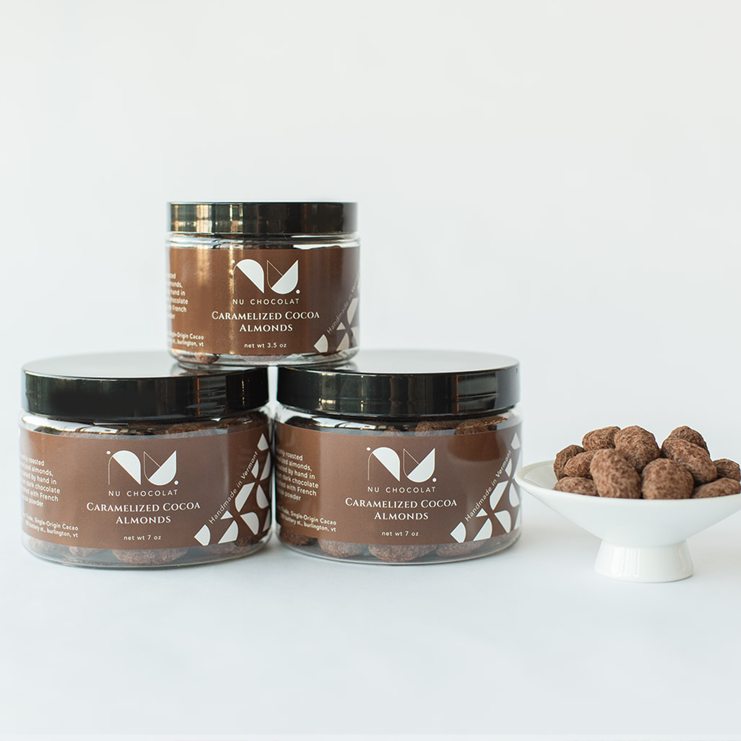 Caramelized Cocoa Almonds by NU Chocolat