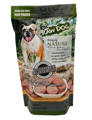 OC Raw Sliders Duck Produce Dog Food 4lb