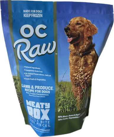 OC Raw Rox Lamb &  Produce 3lb