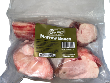 OC Raw Beef Marrow Bones 2.5lb